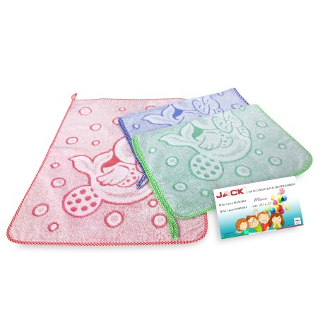 Lot de 3 SERVIETTES de bébé...