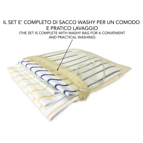 Lot de 3 bavoirs imperméables pour adulte LOUIS © avec lacets anti-taches taille SMALL complet avec sac de lavage