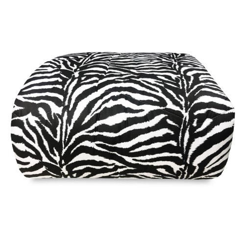 KOT ZEBRA QUILT © noir et blanc DIS. Doudoune ZEBRA MADE IN ITALY PUR COTON