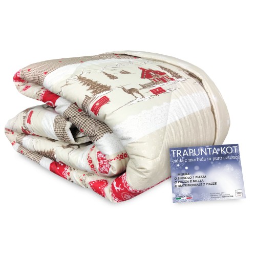 Tirolina KOT © QUILT DIS. VALBADIA hecho en Italia PURO ALGODÓN