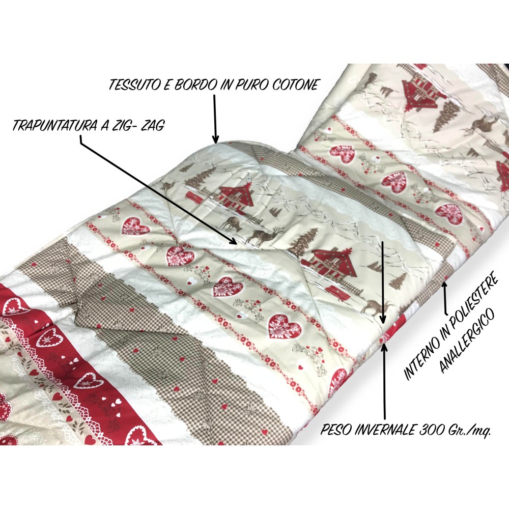 Tyrolean KOT © QUILT DIS. VALBADIA made in Italy PURE COTTON