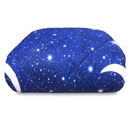 QUILT KOT © CIEL étoilé, la LUNE, la lune fait en Italie en PUR coton
