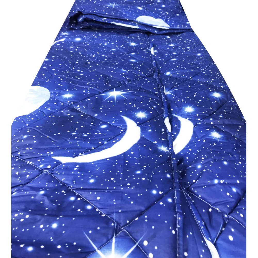 KOT © QUILT STERNENHIMMEL MONDMOND made in Italy REINE Baumwolle