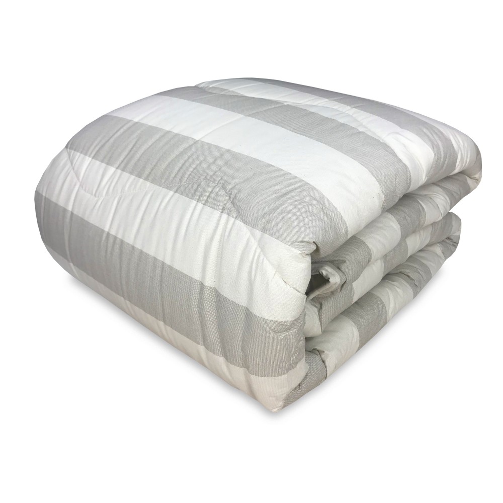 EDREDÓN KOT © DIS. rayas FRANCÉS hecho en Italia PURO ALGODÓN