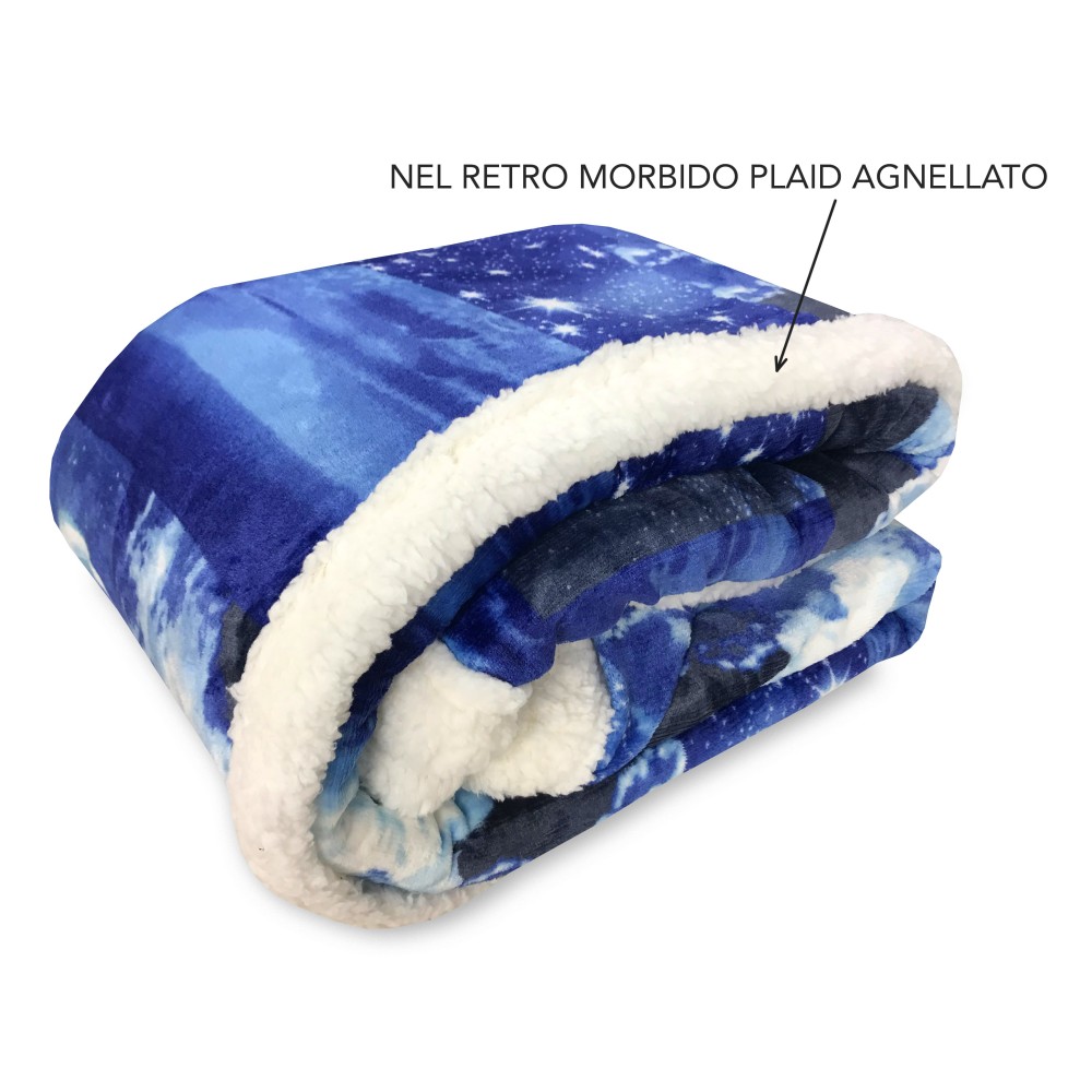 MANTA SHERPA A CUADROS POLARES MOON MOON