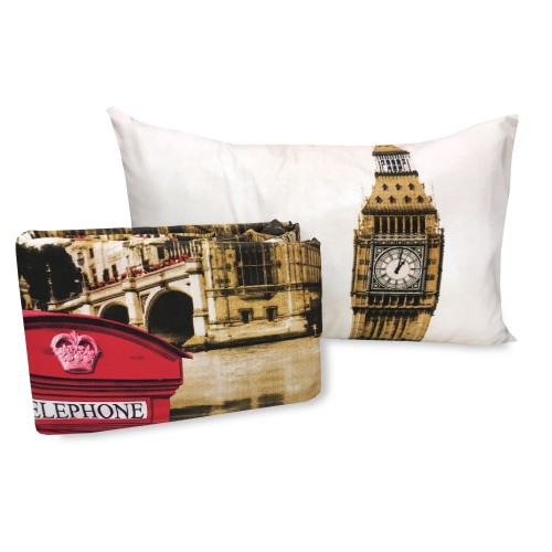 Bettbezug aus Mikrofaser LONDON ENGLISH BIG BEN TELEPHONE