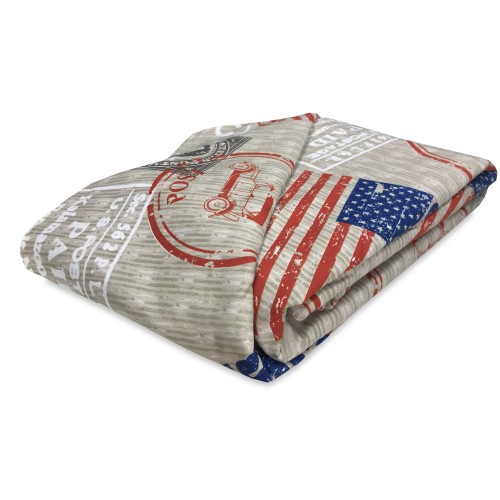 FUNDA NÓRDICA DE MICROFIBRA AMERICANA AMERICANA AMERICANA