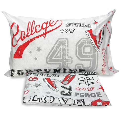 FUNDA NÓRDICA DIS. ZAPATOS ALL STARS con funda de almohada para muebles