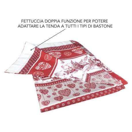 TENDA TIROLESE ROSSA in...