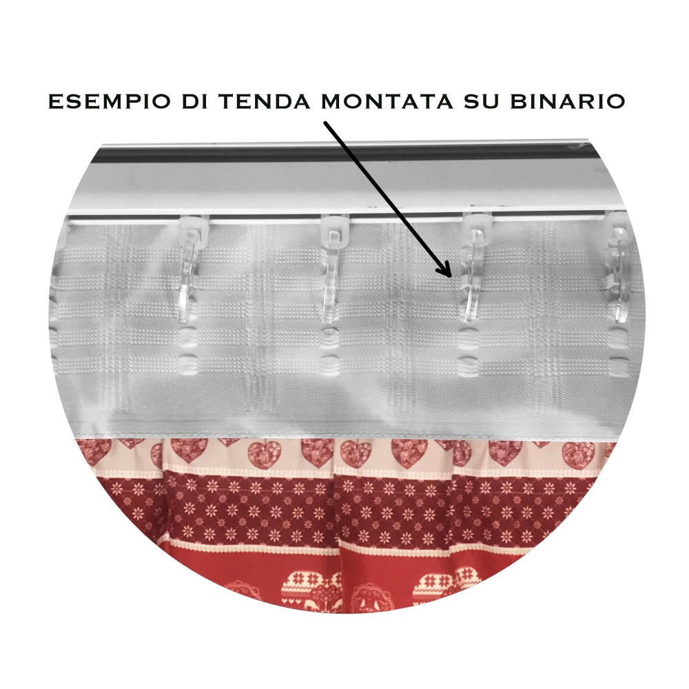 TENTE TYROL ROUGE de style montagnard CM. 180X280 FABRIQUÉ EN ITALIE