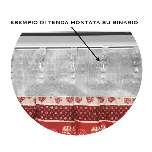 TIENDA TIROLESA ROJA en estilo montaña CM. 180X280 HECHO EN ITALIA