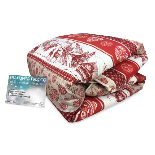 QUILT TYROLEAN BOW © GERMAGNANO red DUVET made in Italy