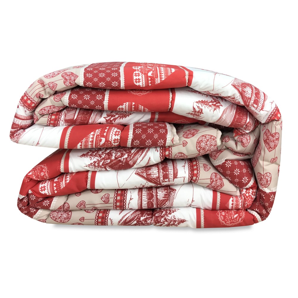 QUILT BOW © TYROL GERMAGNANO DUVET rouge made in Italy