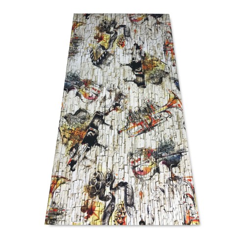 RUG Kitchen runner Non-slip runner MUSICAL INSTRUMENTS made in Italy