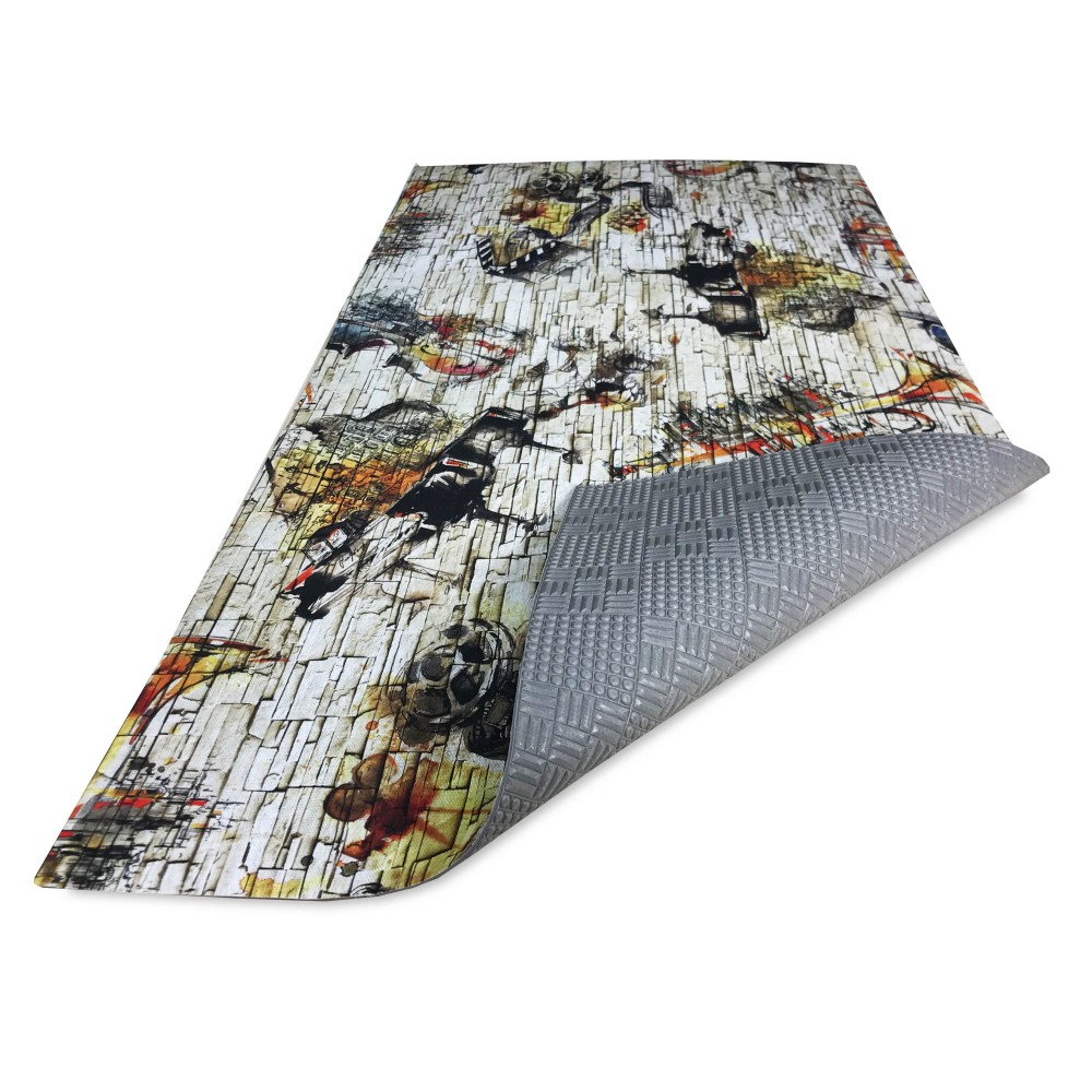 RUG Küchenläufer Rutschfester Läufer MUSIKINSTRUMENTE made in Italy