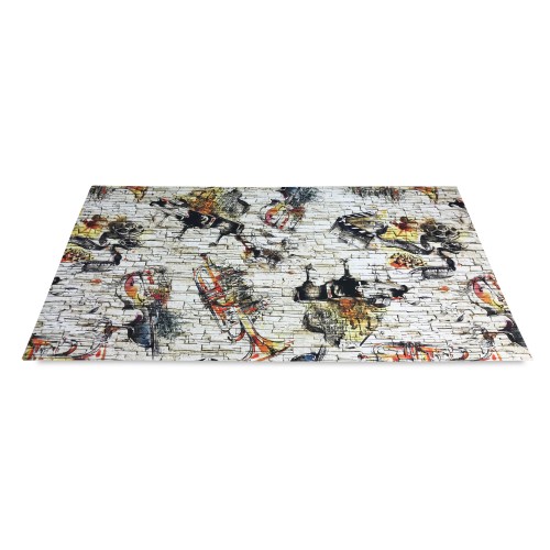 TAPIS de Coureur de CUISINE tapis de Coureur de non Glissement des INSTRUMENTS de MUSIQUE fabriqués en Italie