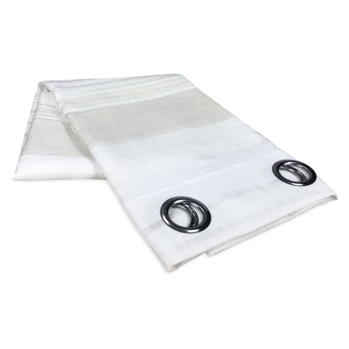 TENDA TENDAGGIO STRIPY panna CM. 140X280 CONFEZIONATA