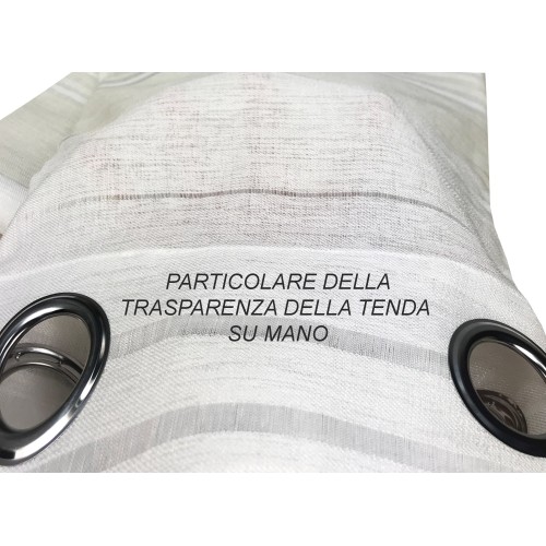 CURTAIN CURTAIN STRIPY cream CM. 140X280 PACKAGED