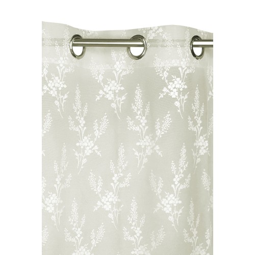 CURTAIN ISABEL cream cm. 140X280 MADE OF JACQUARD LACE