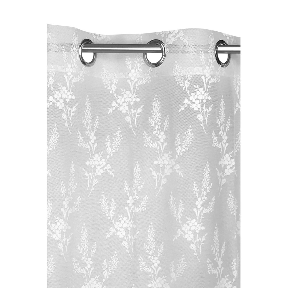 CURTAIN ISABEL white cm. 140X280 MADE OF JACQUARD LACE