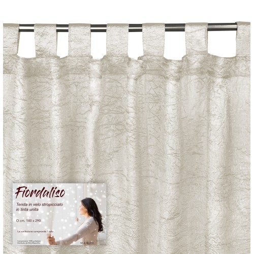 TENTE de BLEUET solide CRÈME CLAIRE CM. 140X290 emballé