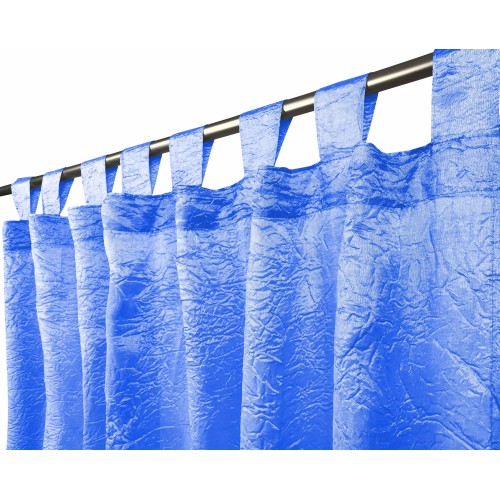 FIORDALISO VORHANG in Unifarbe BLAU CM. 140X290 verpackt