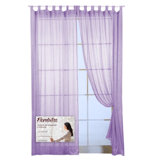 TENTE de BLEUET solide LILAS CM. 140X290 emballé